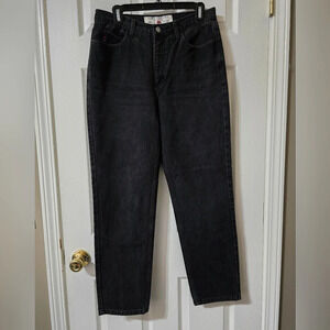 Vintage 90s Guess Classic Fit Narrow Leg Jeans, Faded Black, High Waist, EUC!